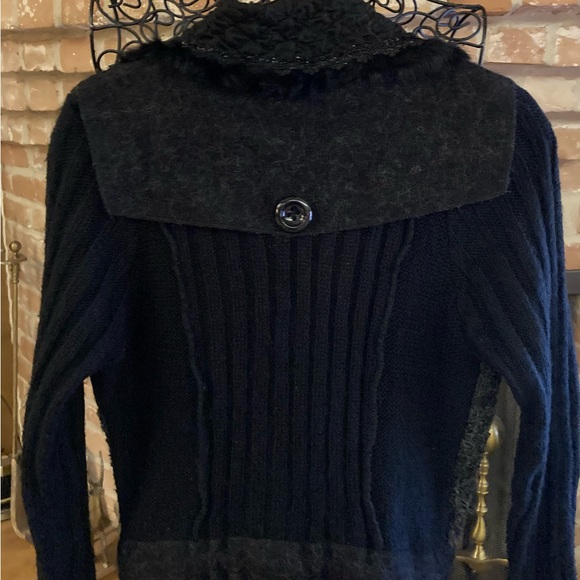 SIONI Long Wool Blend Sweater - Picture 6 of 10